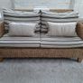 Indoor Rattan 2 seater sofa and 2 chairs Image 2