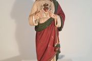 Vintage Heart of Jesus Statue