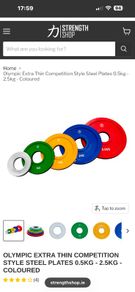 Olympic Steel Comp Style Incremental Change Plates