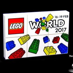 Lego World Fair Promotion Set Puzzle Tile from Denmark 2017 A Rare Promotion Set From Private Collection Collected At The Lego World Fair in Bella Center Copenhagen Denmark February 2017 RARE AND HARD TO FIND