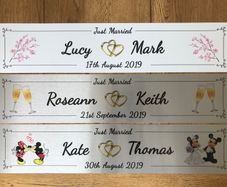Personalised number plates - Weddings & special Occasions