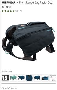 Dog backpack