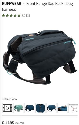 Dog backpack