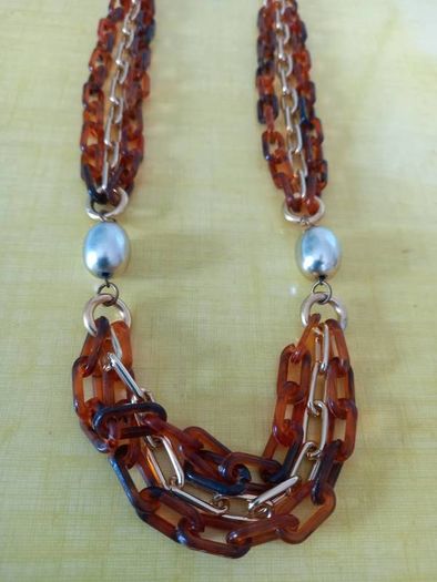 Vintage Statement Chain Link Necklace