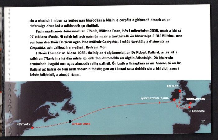2012 Ireland Titanic Commemorative Stamps Booklet Mint Never Hinged (MNH). Photos of contents shown.