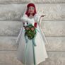 Disney's Little Mermaid Ariel Cake Topper Figure approx. 3.5 Used Please see photos Image 4