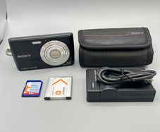 Sony DSC-W510 12.1MP Digital Camera Black - Full Kit