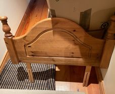 Single bed base & headboard