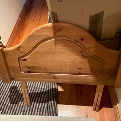 Single bed base & headboard