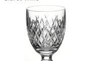 Waterford Crystal Boyne Pattern Claret Glasses x 6