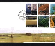 2005 Great Britain South-West England Commemorative Stamps Addressed First Day Cover (FDC)