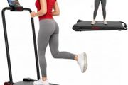 5 in 1 Vibration Walking Pad with 7% Incline 1to10 km/h Folding Under Desk Treadmill Compact Running Machine for Walking &amp; Jogging, Remote Control