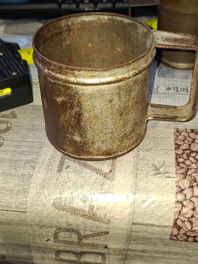 Rare 13 Piece Lot of Antique Chavagnat Tin Measuring Demi-Litre from Paris, France, dating  approximately 1800s.