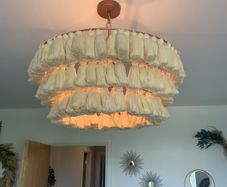 Boho chandelier light