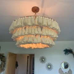 Boho chandelier light