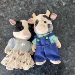 Sylvanian cow family - 2 figures