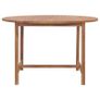 Garden Table 120 x 76 cm Solid Teak Wood Image 6