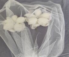 bridal short veil