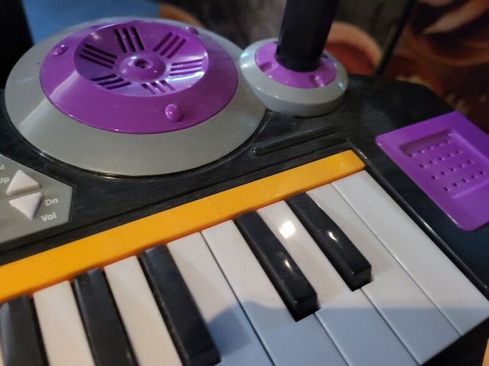 keyboard and microphone