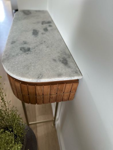 Kare Design - Grace Mango Wood/Marble Console