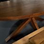 Extra Large 220cm Oval Oak Dining Table Ex Display Like New Image 7