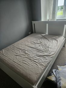 Double Ikea bed and mattress