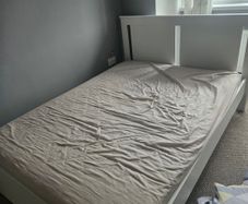 Double Ikea bed and mattress
