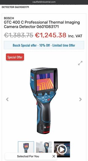 Bosch thermal imaging camera gtc 400c