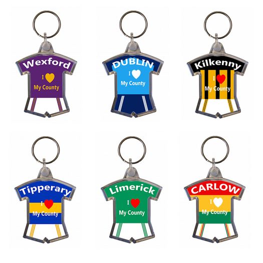 County Colours Keyrings