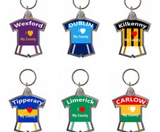 County Colours Keyrings
