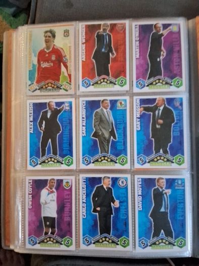 Match attax cards 09/10