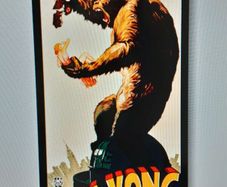 Vintage Sryle King Kong Canvas44 Inc W 88 H comes rolled huge original Art print 125 euro