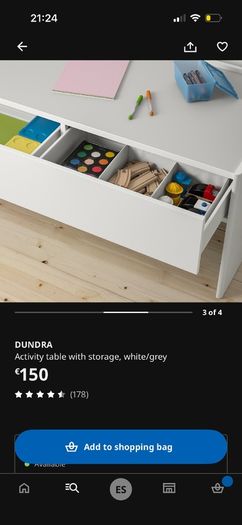 IKEA DUNDRA toy storage