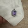 Silver Amethyst pendant Image 2