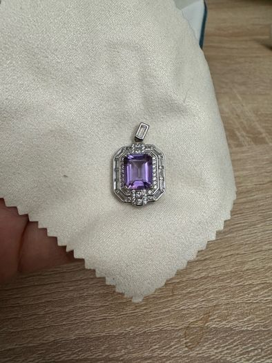 Silver Amethyst pendant
