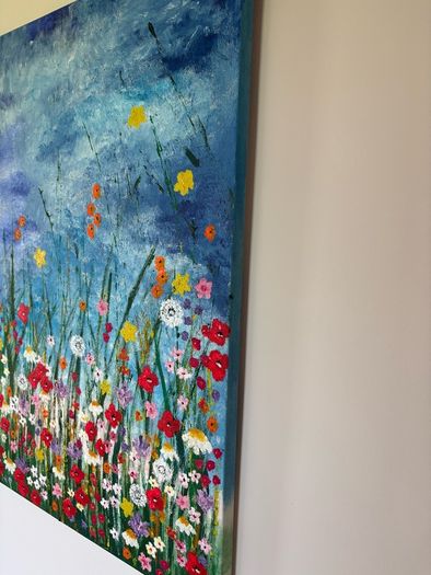Happy Blossoms Painting