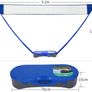 Badminton Net Set With Base Image 2