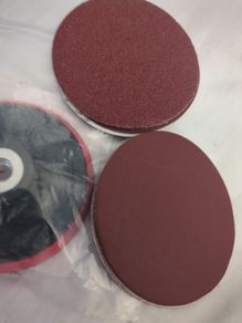 10pcs 4" sanding discs 100mm 60 to 240 grit with drill adapter