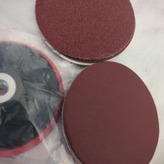 10pcs 4" sanding discs 100mm 60 to 240 grit with drill adapter