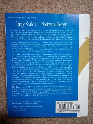 Large scale C++ Software Design