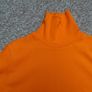 Girls top polo neck 5-7 new orange Image 2