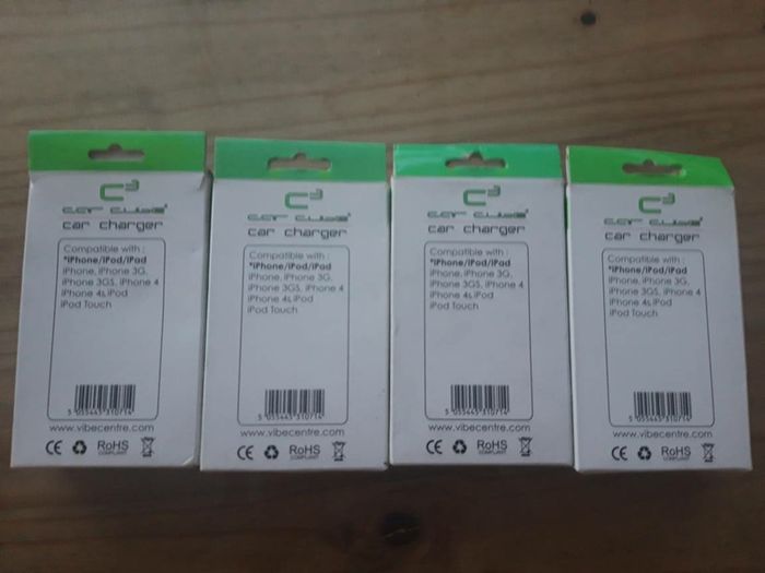 Car Phone Charger. X 4 ( 5 euro for all)