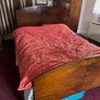 Vintage walnut bed Image 2