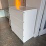IKEA Malm White Chest of Drawers 1 Large and 1 Small Image 3