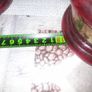 2 Beautiful Old Mirror Red Glass Oil Lamps, Postage Available Image 6
