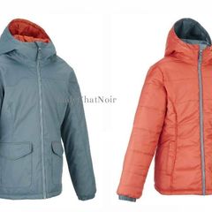 Decathlon reversible jacket for boy 8 year old waterproof