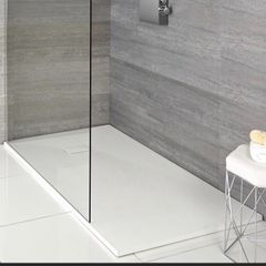 Milano Rasa 1200x800 White Slate Shower Tray (Unused)
