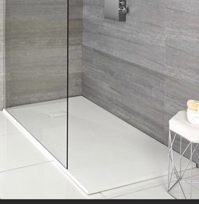 Milano Rasa 1200x800 White Slate Shower Tray (Unused)