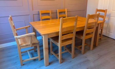 dining table and chairs