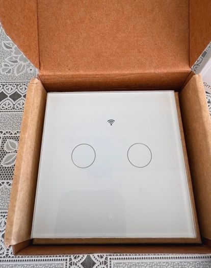 MOES ZigBee Smart Light Switch. 2 Gang (Alexa, Google, Tuya)